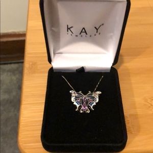 Kay jewelers butterfly pendant